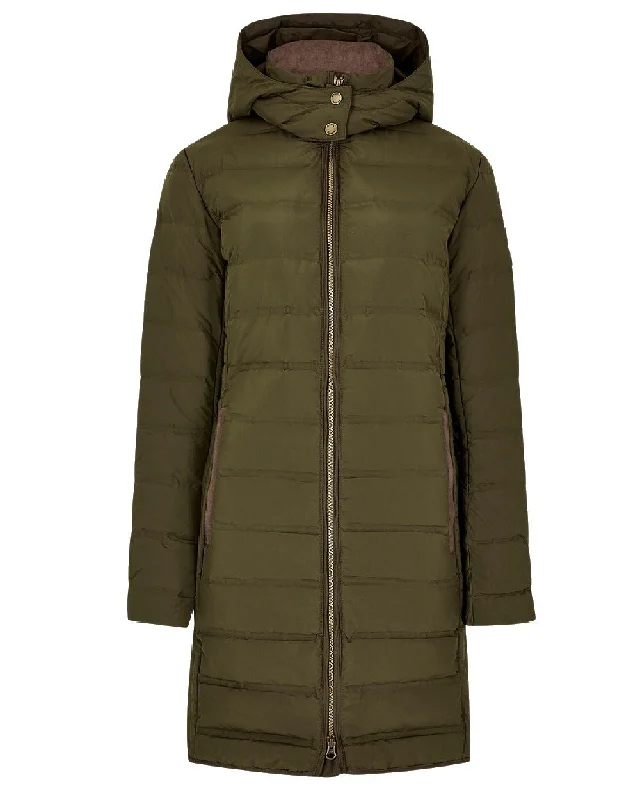 warm alpaca wool coat for ladies -Dubarry Ballybrophy Quilted Jacket