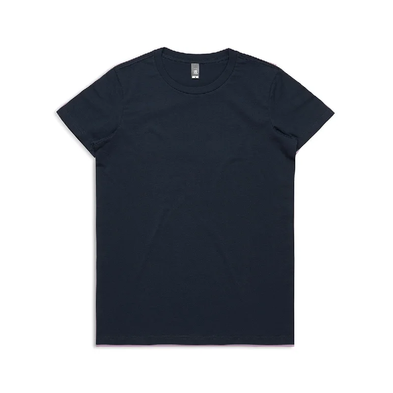 women's fitted long sleeve top -AS Colour Women's Indigo Maple Tee