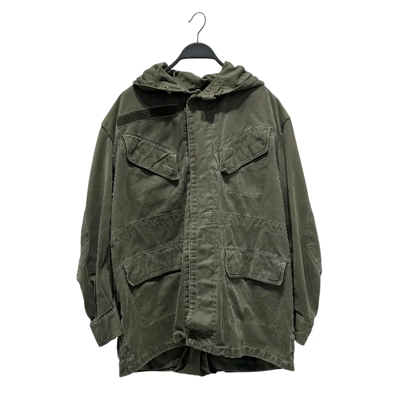 women's reversible coat -MILITARY/Vintage/Military Jkt/L/Cotton/GRN/BELGIAN FIELD JACKET