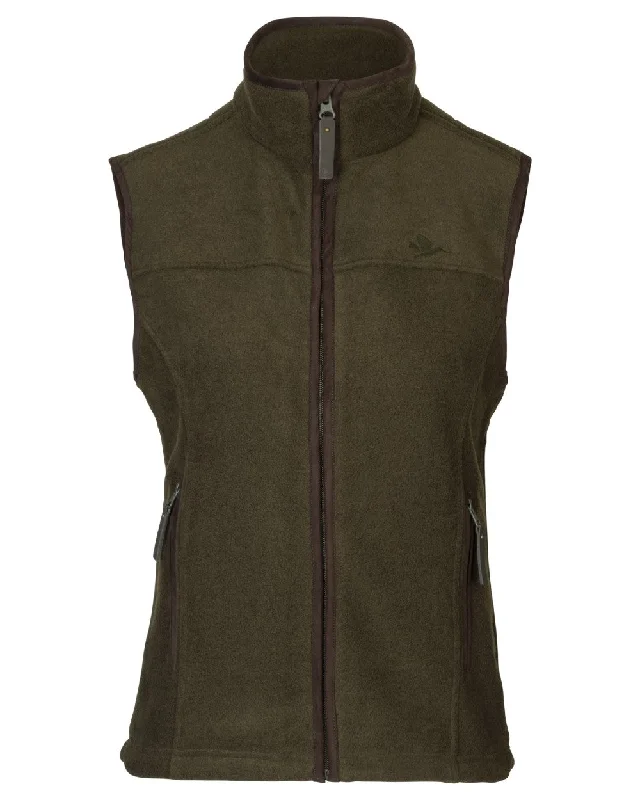 women's thermal long coat -Seeland Womens Woodcock Ivy Fleece Waistcoat